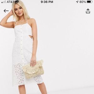 White lace dress
